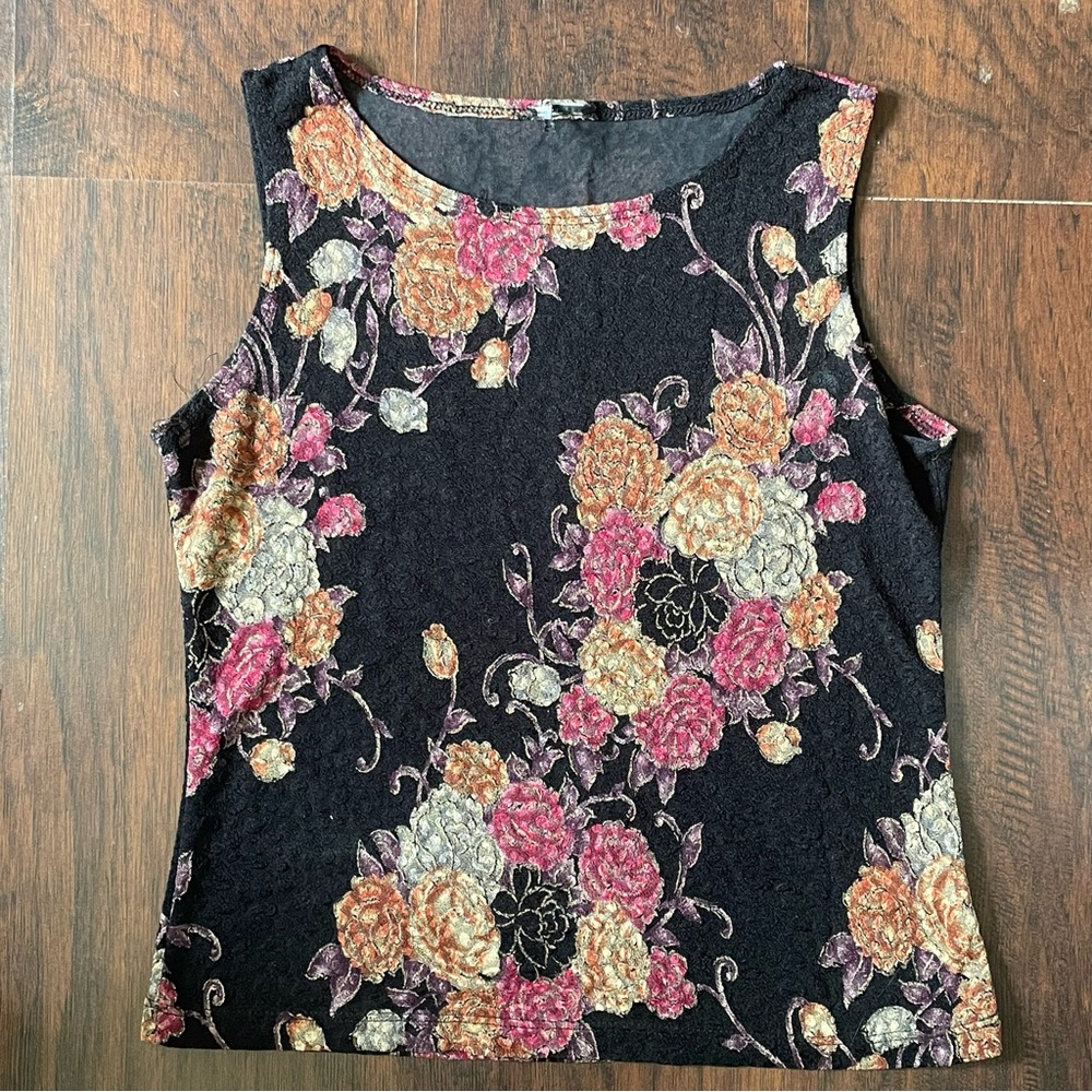 Floral Sleeveless Top
